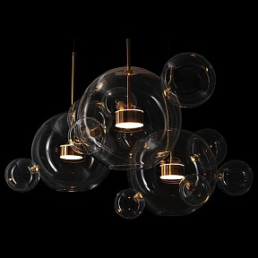 Подвесной светильник Loft it Bolle золото арт. 2027-D3