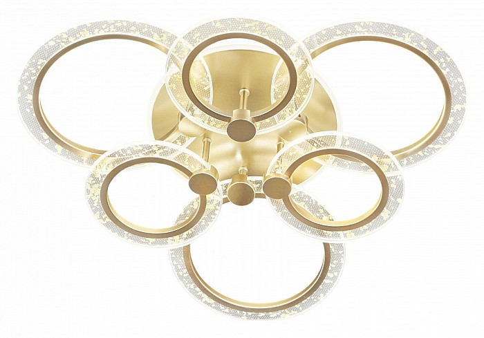 Потолочная люстра Escada Enigma желтый арт. 10225/6LED Gold