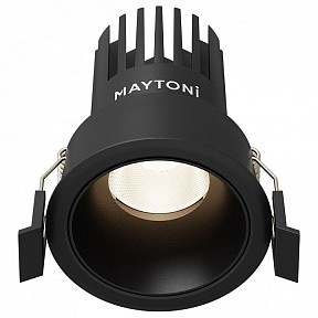 Встраиваемый светильник Maytoni Dip черный арт. DL115-10W-4K-B
