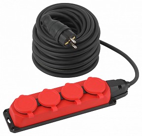 Сетевой фильтр Эра   арт. UK-4e-3x1,5-30m-IP44(KG)