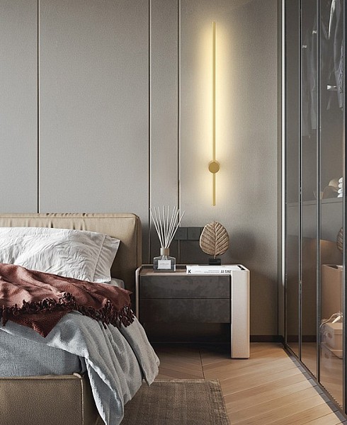 Бра TopDecor Uno золото арт. Uno A2 33 4000k