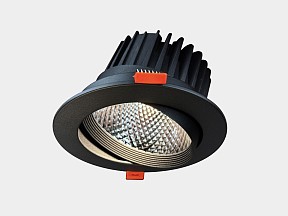Встраиваемый светильник DesignLed DL-KZ черный арт. 00-00044179