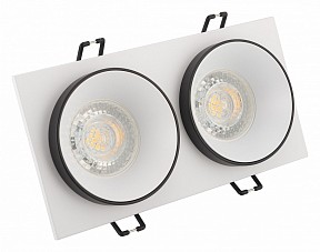 Встраиваемый светильник Denkirs DK2400 черный арт. DK2422-BK