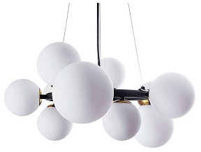 Подвесная люстра Arte Lamp Gemini черный арт. A2243SP-10BK