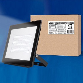 Прожектор Uniel ULF-F20 черный арт. ULF-F20-200W/4000K IP65 195-250В BLACK
