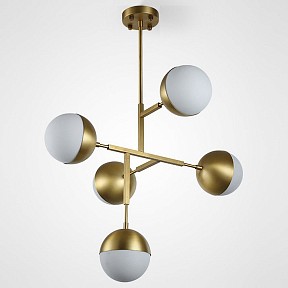 Люстра на штанге Imperiumloft Ball латунь арт. BALLL01