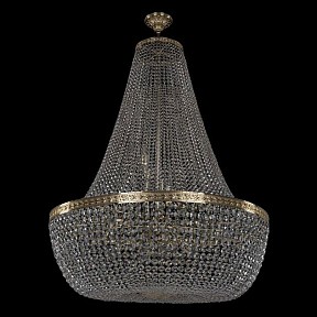 Люстра на штанге Bohemia Ivele Crystal 1911 золото арт. 19111/H2/100IV G