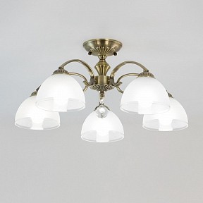Люстра на штанге Citilux Франческа коричневый арт. CL417153