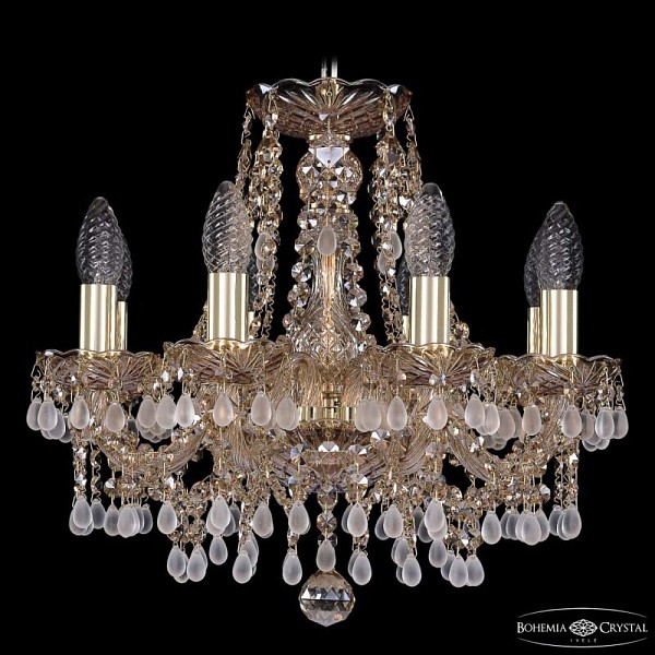 Подвесная люстра Bohemia Ivele Crystal 1410 золото арт. 1410/8/141 G V0300 M721