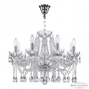Подвесная люстра Bohemia Ivele Crystal 5413 никель арт. 5413/8/200 Ni Clear/M-1H