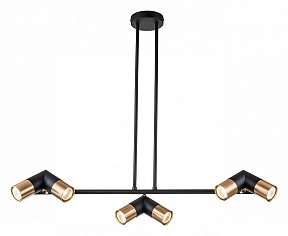 Люстра на штанге Indigo Doppio черный арт. 11036/6R Black