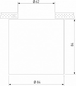 Накладной светильник Elektrostandard Orson белый арт. 25034/LED