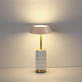 Настольная лампа декоративная Odeon Light Lulu белый арт. 5454/8TLA