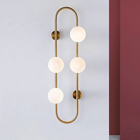 Накладной светильник Imperiumloft HOOP WALL золото арт. HOOP-WALL01