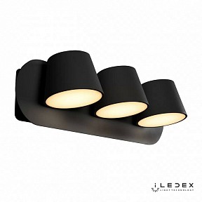Бра iLedex Flexin черный арт. W1118-3AS BK