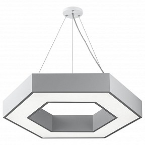 Подвесной светильник Эра Hexagon белый арт. Б0058880