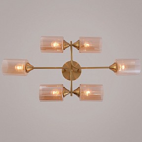 Люстра на штанге Reluce  медь арт. 19610-0.3-06 COPPER