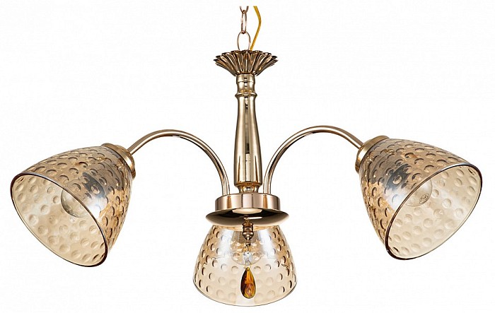 Подвесная люстра Escada Freesia желтый арт. 658/3PL Gold