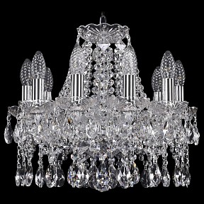 Подвесная люстра Bohemia Ivele Crystal 1413 металл арт. 1413/10/141/Ni
