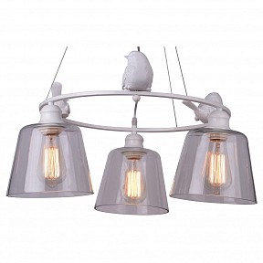 Подвесная люстра Arte Lamp Passero белый арт. A4289LM-3WH