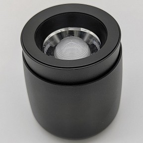 Накладной светильник iLedex Metrica черный арт. 114-12W-D90-4K-ZOOM-BK