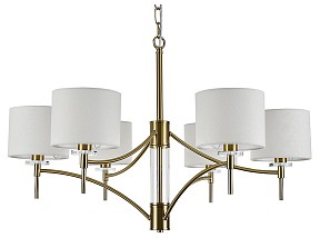 Подвесная люстра Indigo Boheme бронза арт. 13031/6P Brass