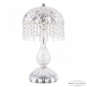 Настольная лампа декоративная Bohemia Ivele Crystal 1478 никель арт. 14781L1/22 Ni V0300
