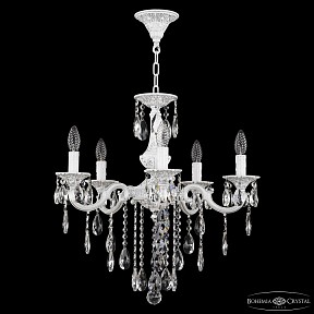 Подвесная люстра Bohemia Ivele Crystal AL7801 металл арт. AL78101/5/175 B WMN