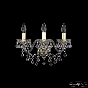 Бра Bohemia Ivele Crystal 1409 золото арт. 1409B/3/160 G
