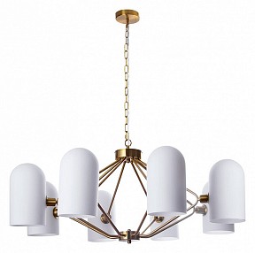 Подвесная люстра Arte Lamp Cassel медь арт. A5454LM-8PB