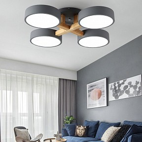 Потолочная люстра Imperiumloft Joist Gray коричневый арт. JOIST01
