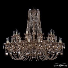 Подвесная люстра Bohemia Ivele Crystal 1402 золото арт. 1402/20+10/400 G M721