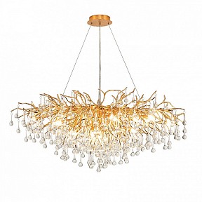 Подвесная люстра Imperiumloft Droplet Chandelier золото арт. 40,2695
