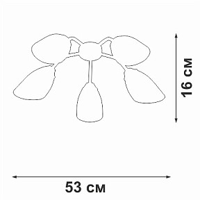 Потолочная люстра Vitaluce V31950 белый арт. V31950/5PL