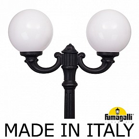 Фонарный столб Fumagalli Globe 300 черный арт. G30.205.R20.AYE27