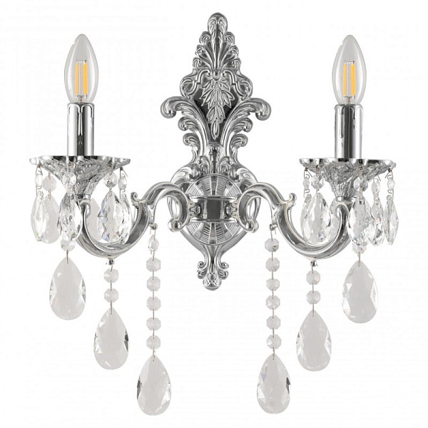 Бра Bohemia Ivele Crystal AL7801 никель арт. AL7801B14/2/175 B NW