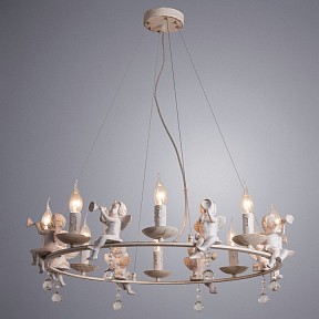 Подвесная люстра Arte Lamp Amur золото арт. A1133SP-8WG