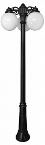 Фонарный столб Fumagalli Globe 250 черный арт. G25.157.S30.AYE27DN