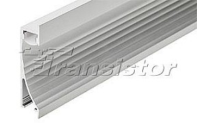 Профиль Arlight ALU-WALL-US-2000 ANOD+FROST белый арт. 014909