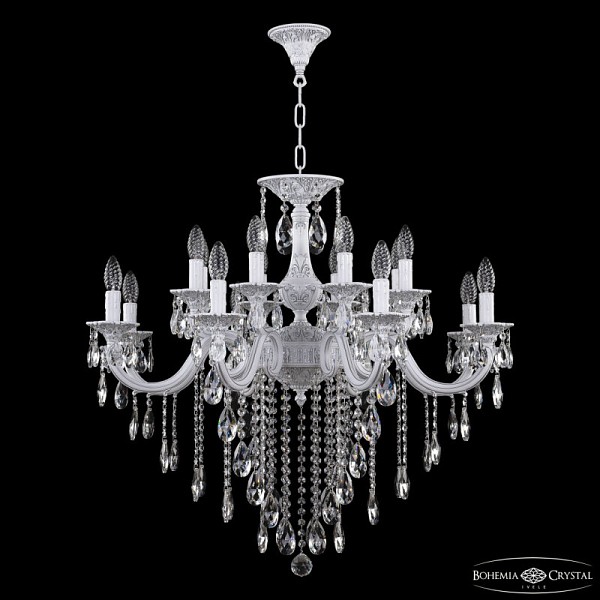 Подвесная люстра Bohemia Ivele Crystal AL7811 белый арт. AL78118/16/285 B WMN