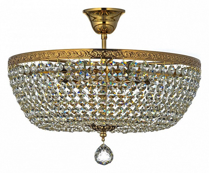 Люстра на штанге Arti Lampadari Castellana Gold желтый арт. Castellana E 1.3.40.501 G