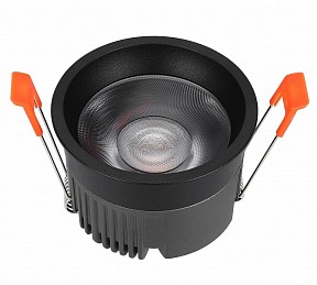 Встраиваемый светильник iLedex Technical Mars черный арт. DIM 112-12W-D80-4000K-24DG-BK