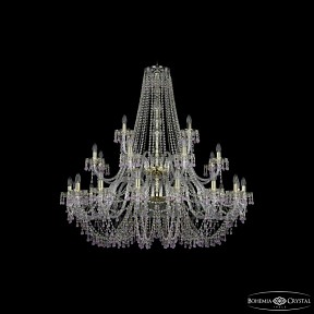 Подвесная люстра Bohemia Ivele Crystal 1410 золото арт. 1410/16+8+4/460/2d G V7010