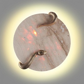 Накладной светильник Odeon Light Snake кремовый арт. 7033/10WL
