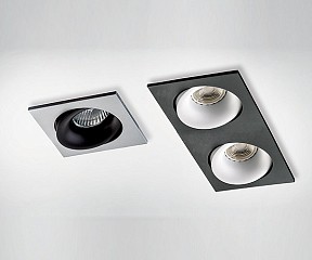 Встраиваемый светильник Italline DE-201 черный арт. DE-201 black