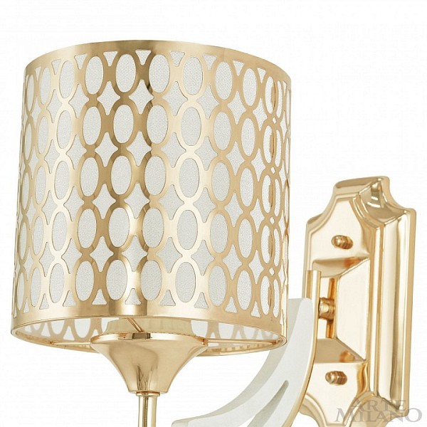Бра Arte Milano Florentia-3387 белый арт. 303387/1W Wh/Gd