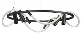 Подвесная люстра Odeon Light Corda черный арт. 4391/55L
