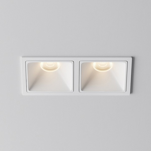 Встраиваемый светильник Maytoni Alfa LED белый арт. DL043-02-10W3K-SQ-W-1