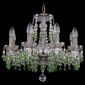 Подвесная люстра Bohemia Ivele Crystal 1410 золото арт. 1410/8/160/Pa/V5001