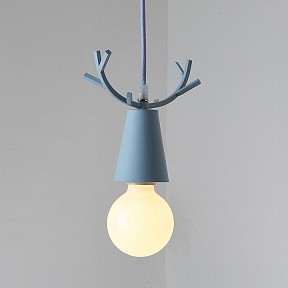 Подвесной светильник Imperiumloft Deer One синий арт. DEER-ONE01